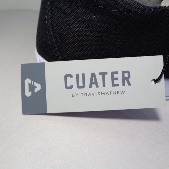 Cuater by Travis Mathew Size 9 M QUINCY Black Oxfords New Men's Shoes - Picture 12 of 13